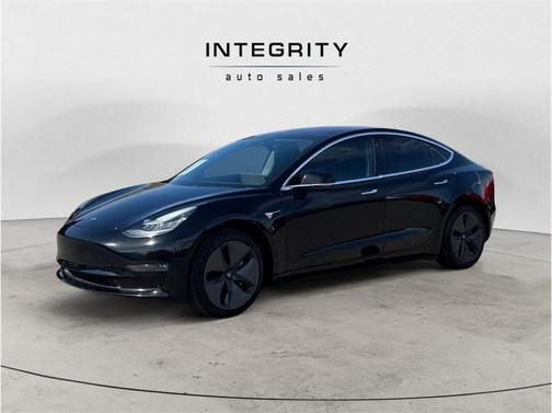 Solid Black 2019 Tesla Model 3 Mid Range