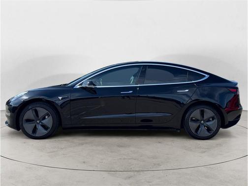 Solid Black 2019 Tesla Model 3 Mid Range