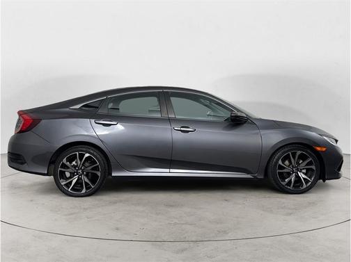 Modern Steel Metallic 2021 Honda Civic Sport