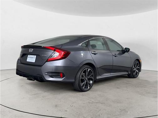 Modern Steel Metallic 2021 Honda Civic Sport