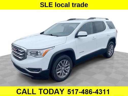 Summit White 2017 GMC Acadia SLE-2