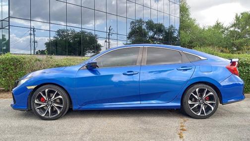 Aegean Blue Metallic 2017 Honda Civic Si
