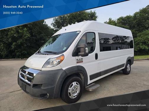 Bright White Clearcoat 2018 RAM ProMaster 3500 Window Van High Roof