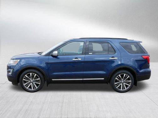 Blue Jeans Metallic 2017 Ford Explorer Platinum