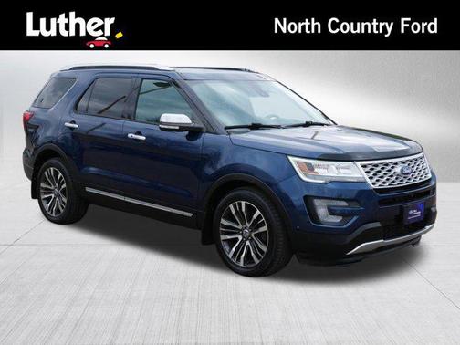 Blue Jeans Metallic 2017 Ford Explorer Platinum
