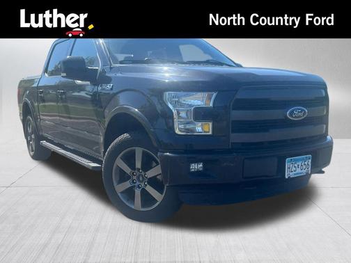 Shadow Black 2016 Ford F-150 Lariat