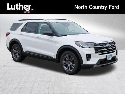 Star White Metallic Tri-Coat 2026 Ford Explorer Active