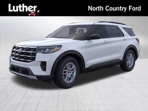 Space White Metallic 2026 Ford Explorer Active