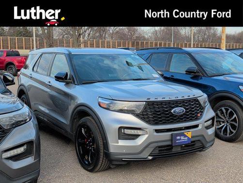 Iconic Silver Metallic 2021 Ford Explorer ST
