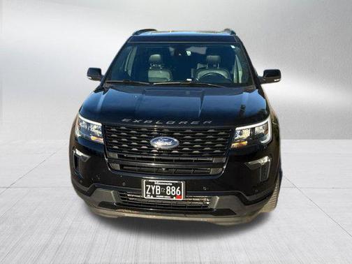 Shadow Black 2018 Ford Explorer Sport