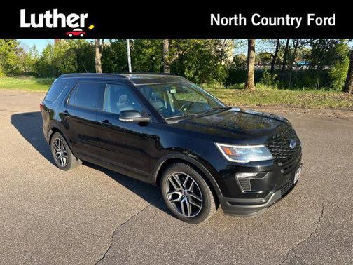 Shadow Black 2018 Ford Explorer Sport