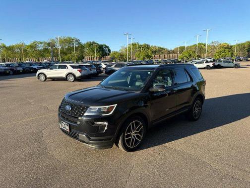 Shadow Black 2018 Ford Explorer Sport