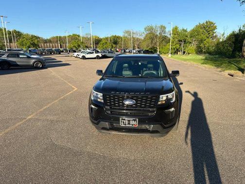 Shadow Black 2018 Ford Explorer Sport