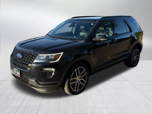 Shadow Black 2018 Ford Explorer Sport