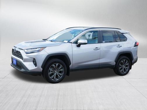 Silver Sky Metallic 2024 Toyota RAV4 Hybrid XLE Premium