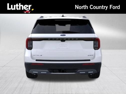 Star White Metallic Tri-Coat 2026 Ford Explorer Active