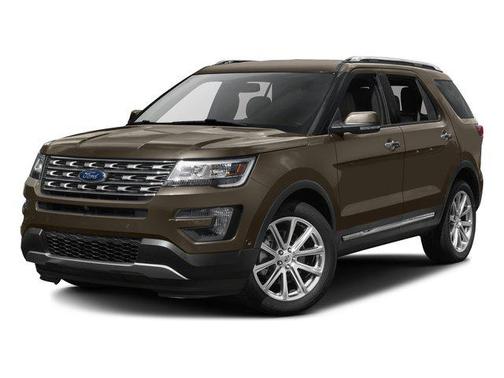 White Platinum Metallic Tri-Coat 2016 Ford Explorer Limited