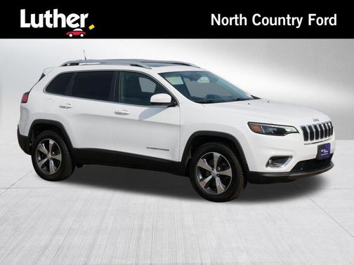 Bright White Clearcoat 2019 Jeep Cherokee Limited