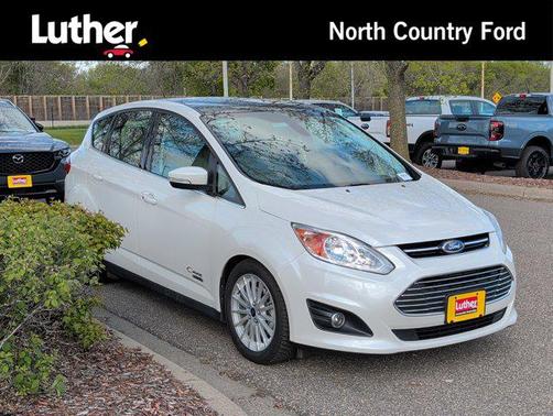 White Platinum Metallic Tri-Coat 2014 Ford C-Max Energi SEL