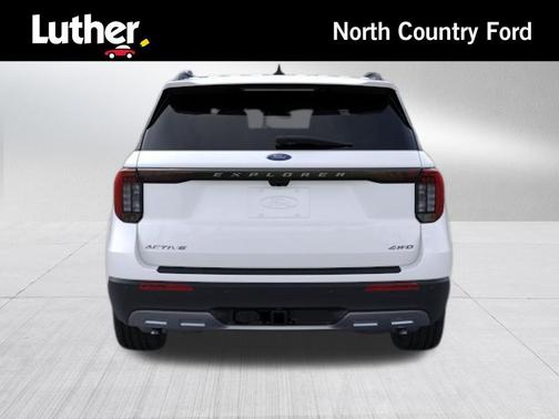 Star White Metallic Tri-Coat 2026 Ford Explorer Active