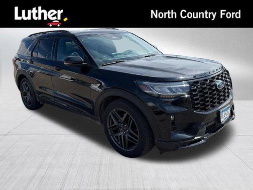 Agate Black Metallic 2025 Ford Explorer ST
