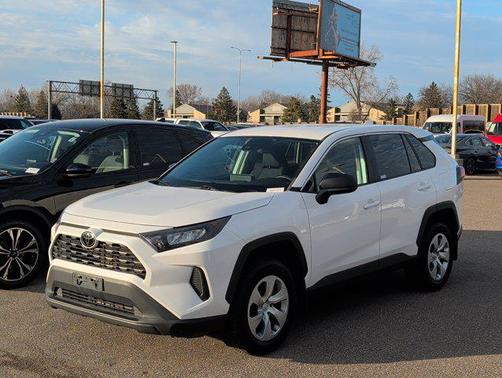 White 2022 Toyota RAV4 LE