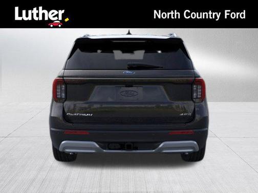 Agate Black Metallic 2026 Ford Explorer Platinum