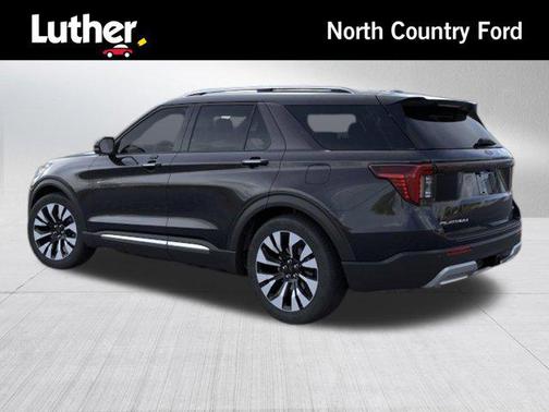 Agate Black Metallic 2026 Ford Explorer Platinum