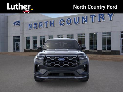Agate Black Metallic 2026 Ford Explorer Platinum