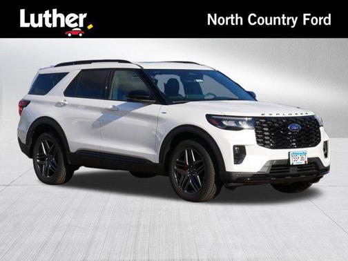 Star White Metallic Tri-Coat 2026 Ford Explorer ST-Line