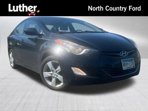Midnight Black 2013 Hyundai ELANTRA GLS