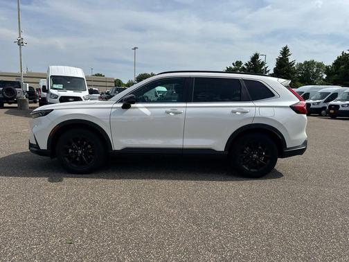 Platinum White Pearl 2025 Honda CR-V Hybrid Sport AWD