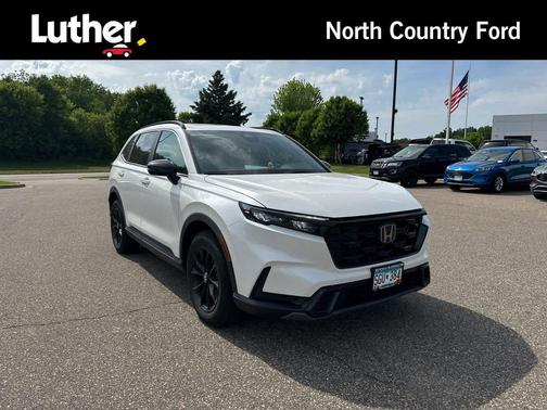 Platinum White Pearl 2025 Honda CR-V Hybrid Sport AWD