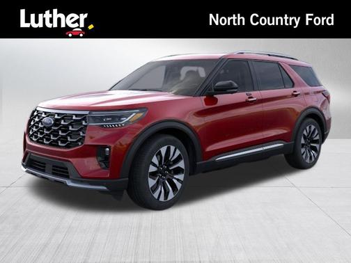 Rapid Red Metallic Tinted Clearcoat 2026 Ford Explorer Platinum