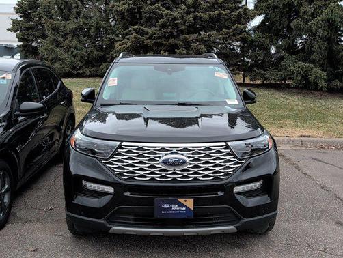 Agate Black Metallic 2023 Ford Explorer Platinum
