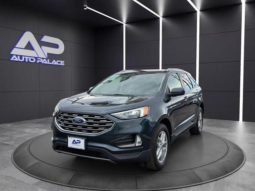 Blue 2022 Ford Edge SEL