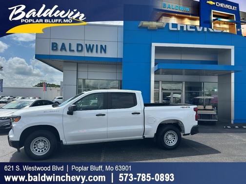 Summit White 2024 Chevrolet Silverado 1500 WT
