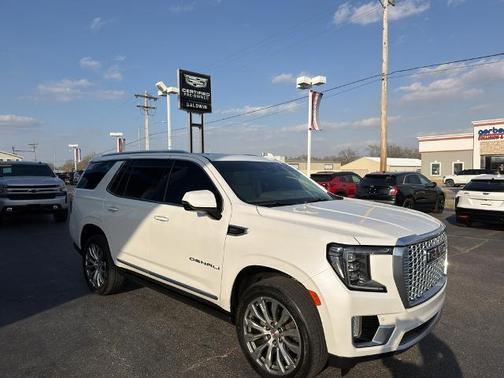 White Frost Tri-Coat 2021 GMC Yukon Denali