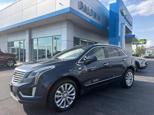 Harbor Blue Metallic 2019 Cadillac XT5 Platinum