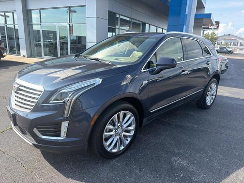 Harbor Blue Metallic 2019 Cadillac XT5 Platinum