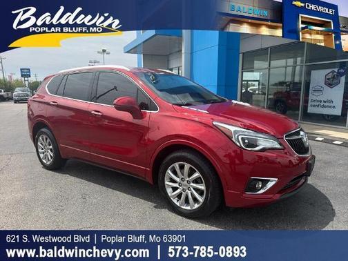 Chili Red Metallic 2019 Buick Envision Essence