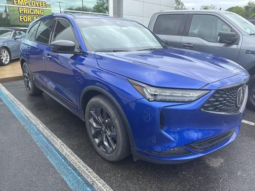 Apex Blue Pearl 2022 Acura MDX A-Spec Package