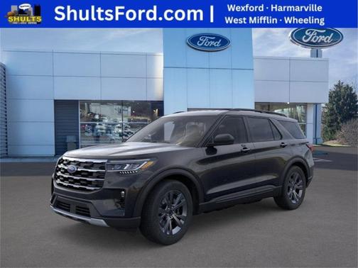 Black Metallic 2026 Ford Explorer Active w/200A Pkg