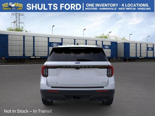 Space White Metallic 2026 Ford Explorer Active