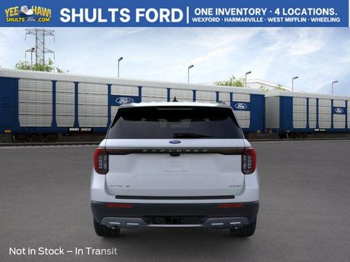 Space White Metallic 2026 Ford Explorer Active
