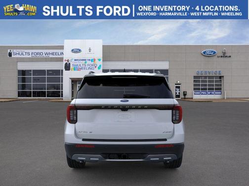 Space White Metallic 2026 Ford Explorer Active