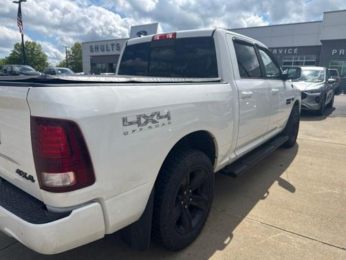 White 2018 RAM 1500 Night Crew Cab 4x4 5'7' Box