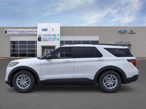 Space White Metallic 2026 Ford Explorer Active
