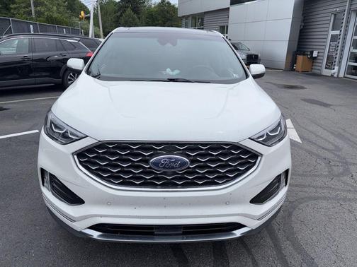 White 2020 Ford Edge Titanium