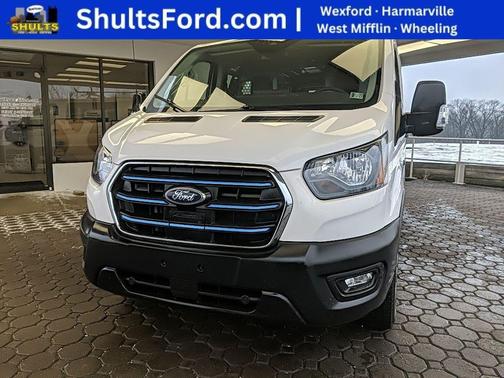 OXFORD WHITE 2022 Ford E-Transit T-350 Low Roof